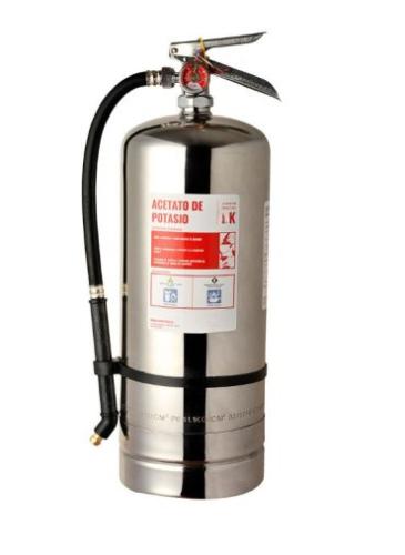 Extintor Clase K 10 Acetato De Potasio 10Litros 