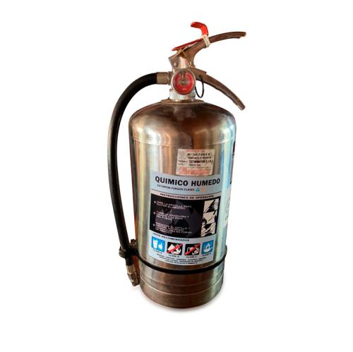 Extintor Clase K 10 Acetato De Potasio  6 Litros 